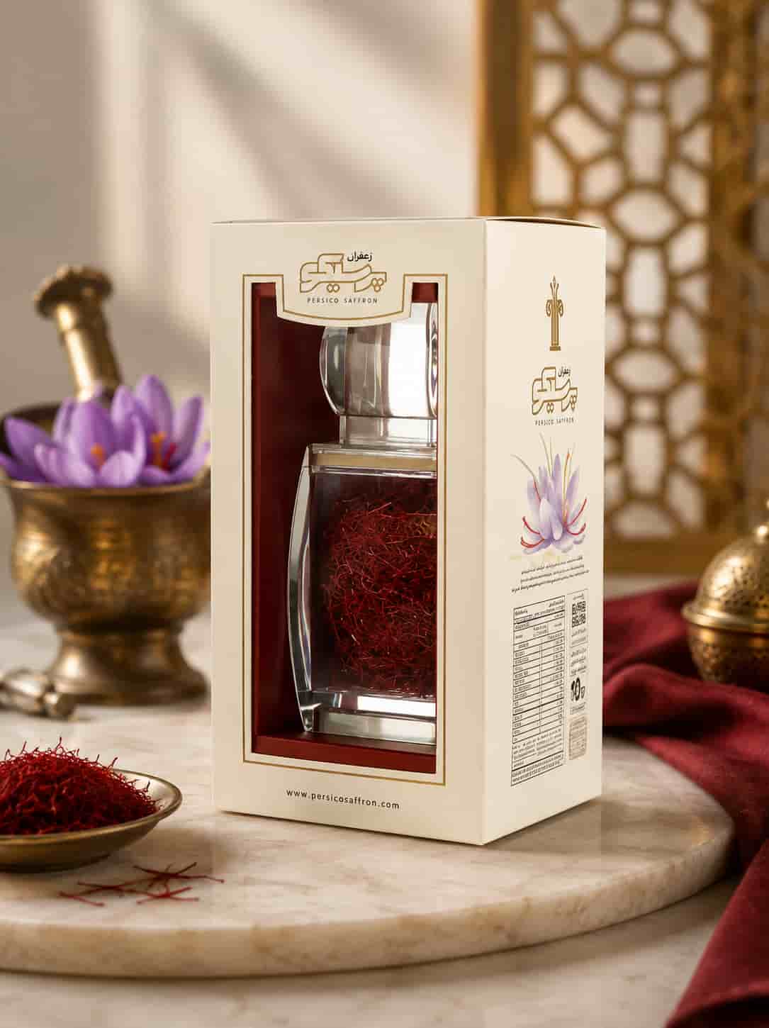 زعفران پرسیکو با رنگ‌دهی بالا و کیفیت صادراتی